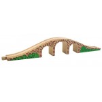 Pod feroviar din caramida cu 3 arcade pentru trenulete din lemn Woodlyland Pod feroviar din caramida cu 3 arcade pentru trenulete din lemn Woodlyland